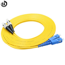Duurzaamheidsupc Sm Dx Fc het Flardkoord van Sc, Kabel van Vezel de Optische Ethernet 3 Meter