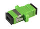 Groene van de Adapterpvc van Vezel Optische Toebehoren Sc/Acp Materiële Afmeting 32MM