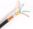 23AWG 1000FT Openluchtsftp CAT6 Lan Cable 305M 4P Verdraaid Paar 0.56mm