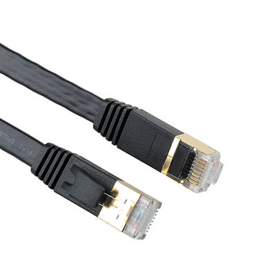 4 paren de Vlakke van het het Flardkoord van 24awg SFTP 1m 2m 3m Cat6 Kabel